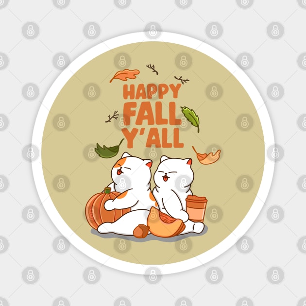 Happy fall Magnet by Kimprut